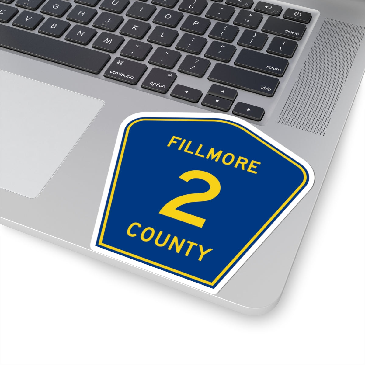 Fillmore County Route 2 (Minnesota) (Road Sign) STICKER Vinyl Kiss-Cut Decal