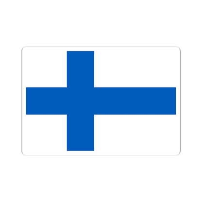Flag of Finland 1918-1920 3-2 (Finland) STICKER Vinyl Kiss-Cut Decal