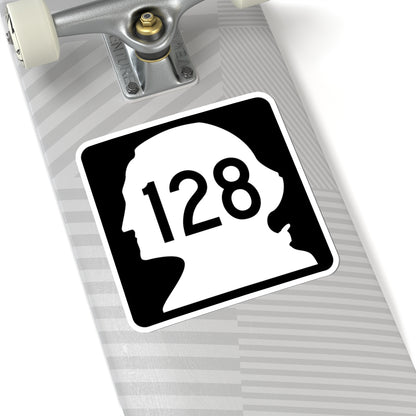 WA-128 (Washington) (Road Sign) STICKER Vinyl Kiss-Cut Decal