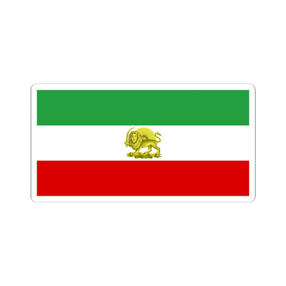 Post-constitutional Revolution State Flag of Persia (Iran) STICKER Vinyl Kiss-Cut Decal