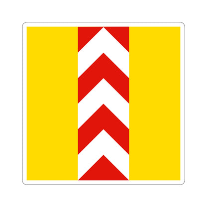 Old flag of Neuchatel (Switzerland) STICKER Vinyl Kiss-Cut Decal