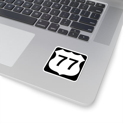 US 77 MN 1961 (Minnesota) (Road Sign) STICKER Vinyl Kiss-Cut Decal