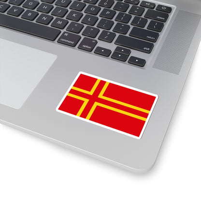 Flag of Normandy (France) STICKER Vinyl Kiss-Cut Decal