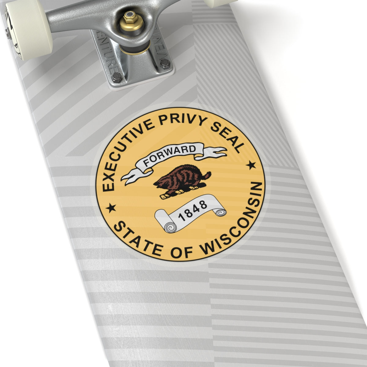 Privy Seal of Wisconsin - STICKER Vinyl Kiss-Cut Decal