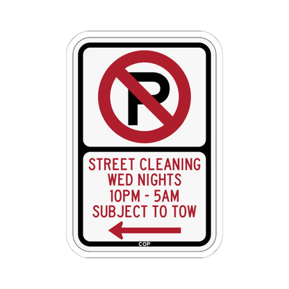 PBOT Road sign P1110L (Oregon) (Road Sign) STICKER Vinyl Kiss-Cut Decal