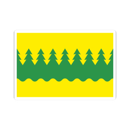 Flag of Kainuu (Finland) STICKER Vinyl Kiss-Cut Decal