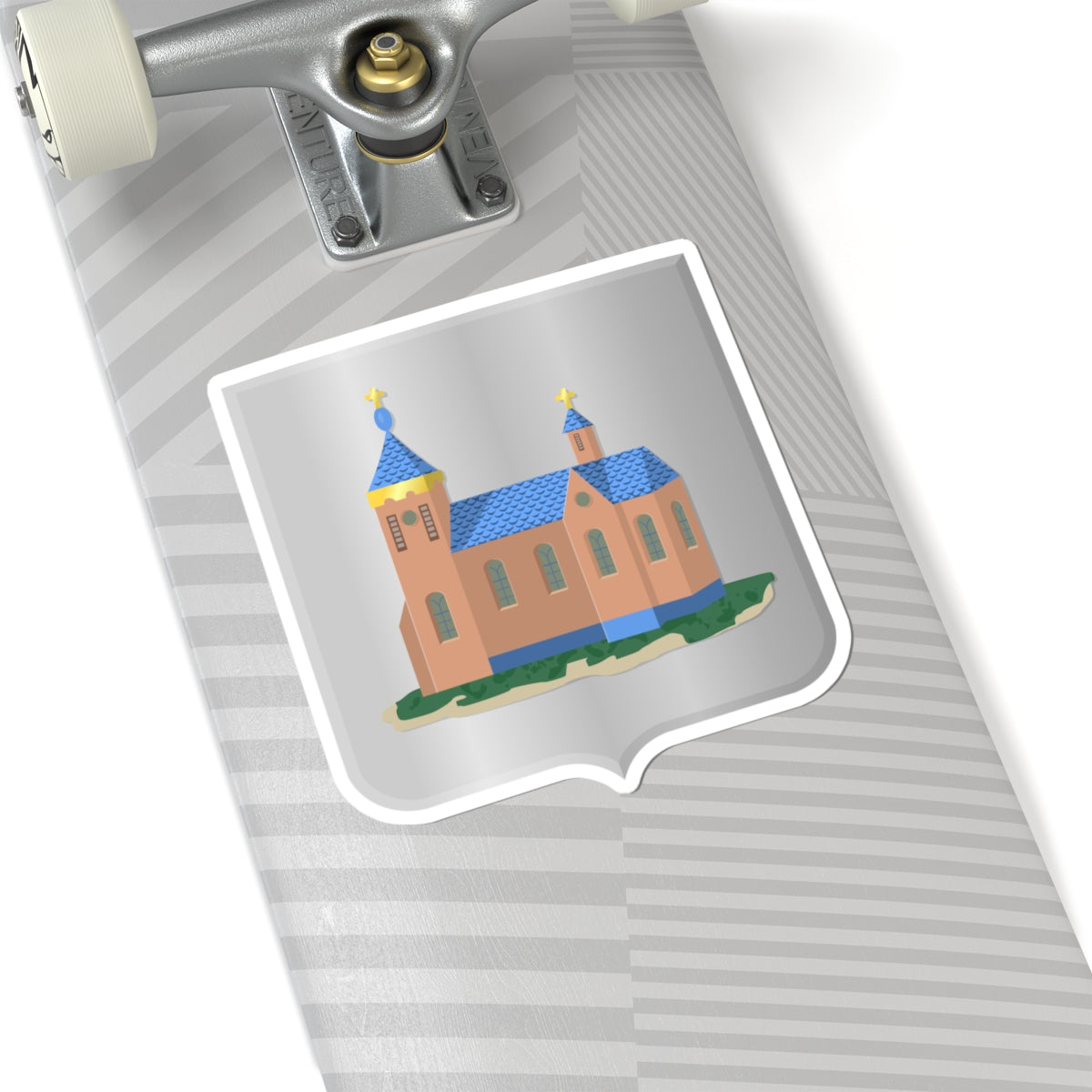 Abbekerk wapen (Netherlands) (Coat of Arms) STICKER Vinyl Kiss-Cut Decal