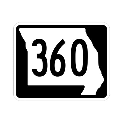MO-360 (Missouri) (Road Sign) STICKER Vinyl Kiss-Cut Decal