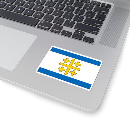 Flag of the State of Palestine Proposal 5 (Israel) STICKER Vinyl Kiss-Cut Decal