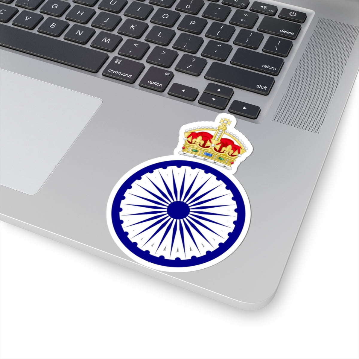 Badge of the Monarchy of India 1947-50 (India) (Coat of Arms) STICKER Vinyl Kiss-Cut Decal