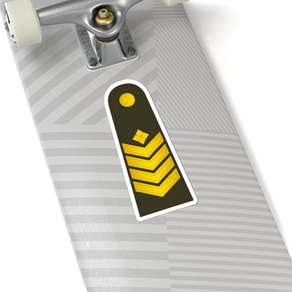 Lithuania Army OR 8 (Lithuania) (Military Rank) STICKER Vinyl Kiss-Cut Decal