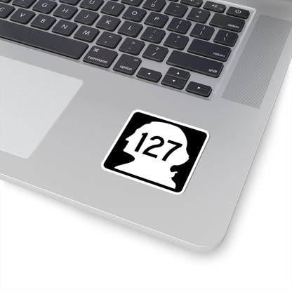 WA-127 (Washington) (Road Sign) STICKER Vinyl Kiss-Cut Decal