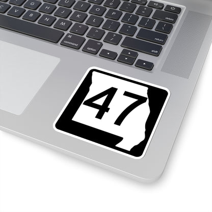 MO-47 (Missouri) (Road Sign) STICKER Vinyl Kiss-Cut Decal