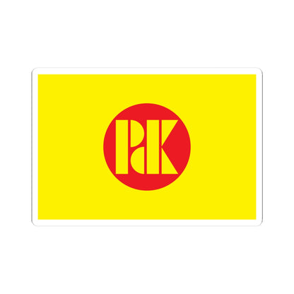 Flag of the KDP (Iraq) STICKER Vinyl Kiss-Cut Decal