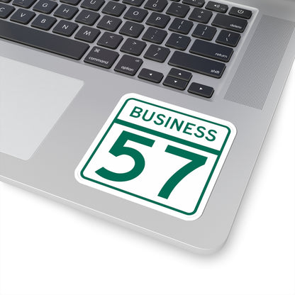 MD Route 57 Business (Maryland) (Road Sign) STICKER Vinyl Kiss-Cut Decal