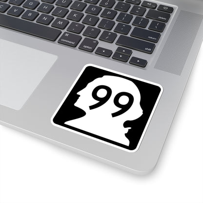WA-99 (Washington) (Road Sign) STICKER Vinyl Kiss-Cut Decal