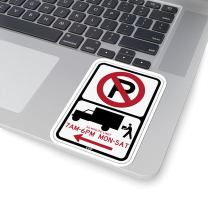 PBOT Road sign P2020L (Oregon) (Road Sign) STICKER Vinyl Kiss-Cut Decal