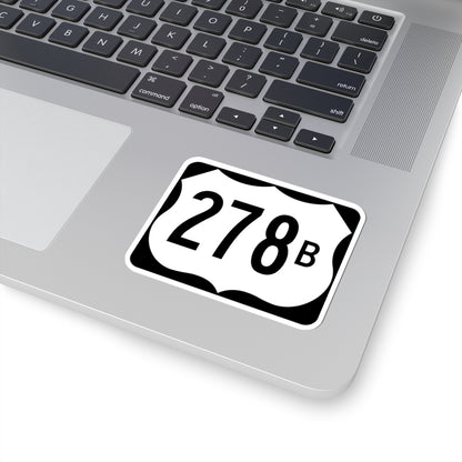 US 278B (Arkansas) (Road Sign) STICKER Vinyl Kiss-Cut Decal