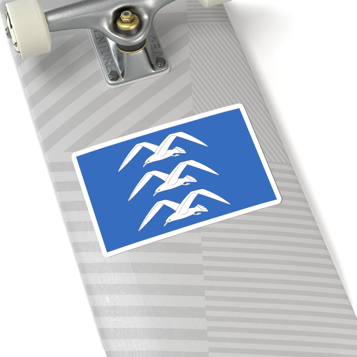 Flag of Haugesund (Norway) STICKER Vinyl Kiss-Cut Decal