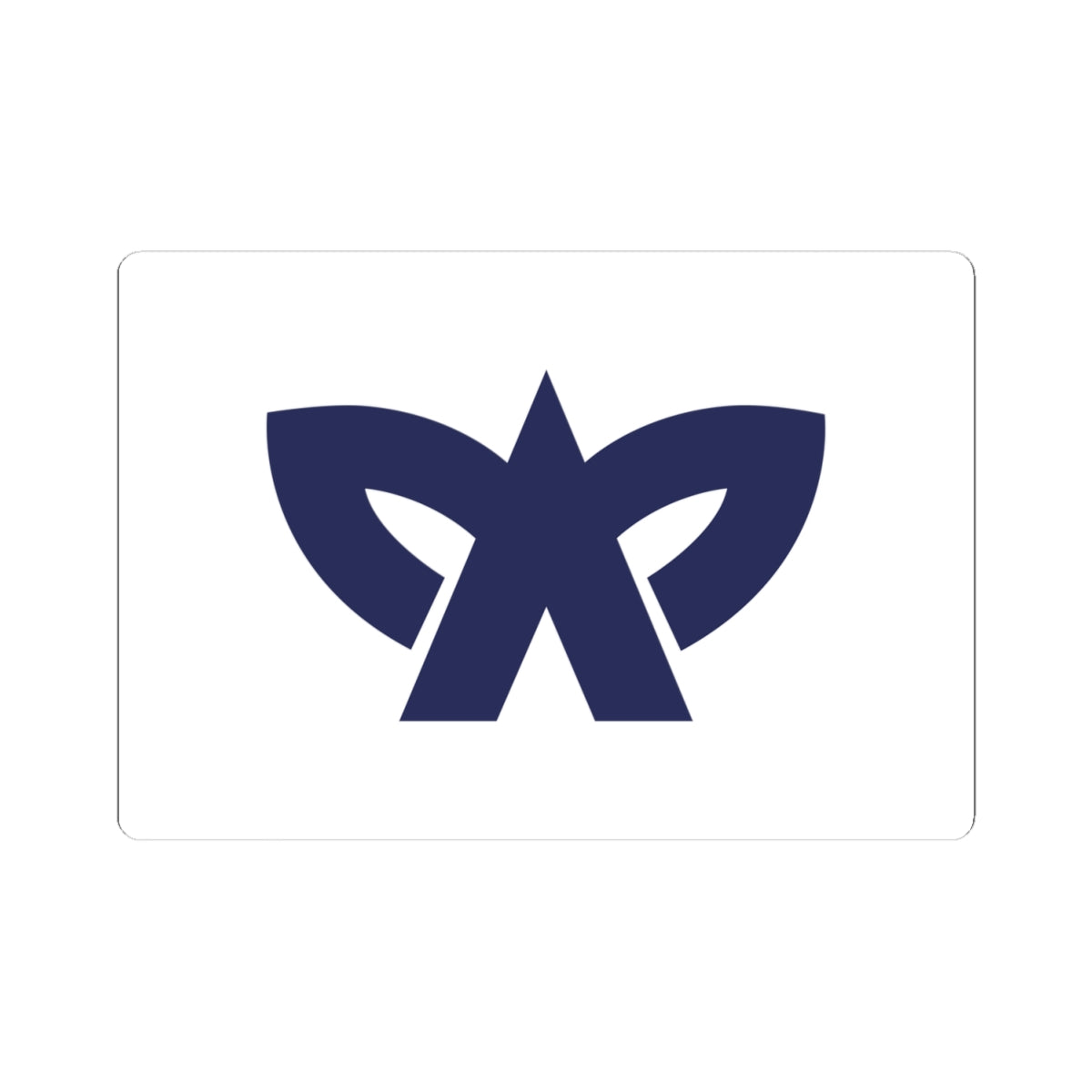 Flag of Okagaki Fukuoka (Japan) STICKER Vinyl Kiss-Cut Decal