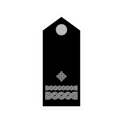 Naramenica svečane odore bojnika HRZ i PZO (Croatia) (Military Rank) STICKER Vinyl Kiss-Cut Decal