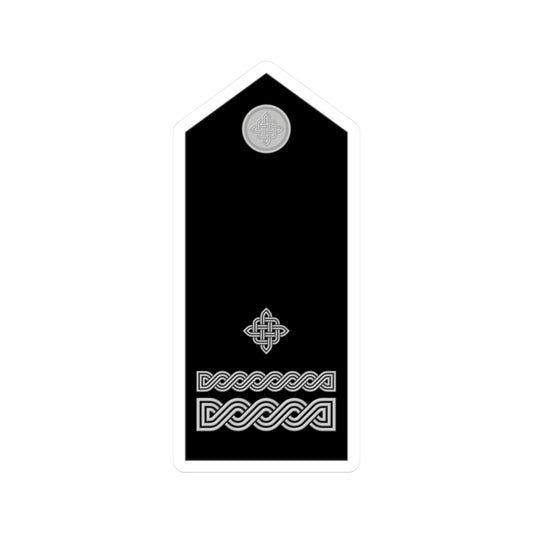 Naramenica svečane odore bojnika HRZ i PZO (Croatia) (Military Rank) STICKER Vinyl Kiss-Cut Decal