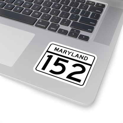 MD Route 152 (Maryland) (Road Sign) STICKER Vinyl Kiss-Cut Decal