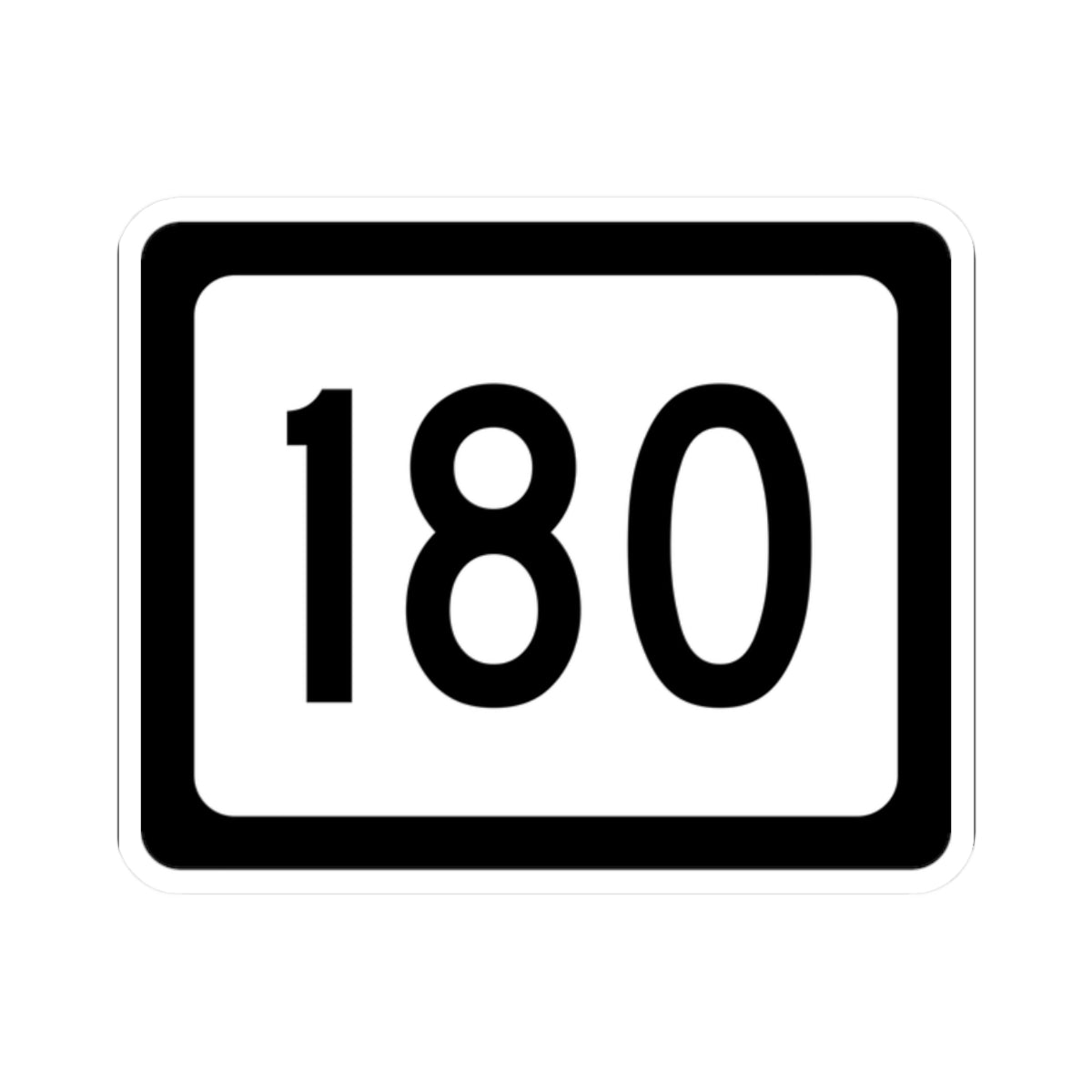 WV-180 (Virginia) (Road Sign) STICKER Vinyl Kiss-Cut Decal