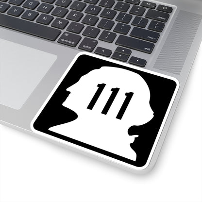 WA-111 (Washington) (Road Sign) STICKER Vinyl Kiss-Cut Decal