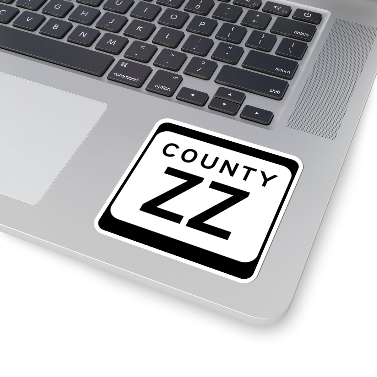 WIS County ZZ (Wisconsin) (Road Sign) STICKER Vinyl Kiss-Cut Decal