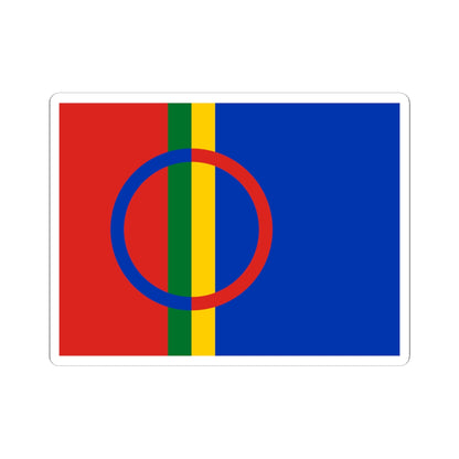 Sami flag (Sweden) STICKER Vinyl Kiss-Cut Decal