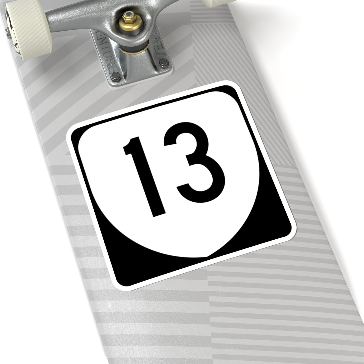 Virginia 13 (Virginia) (Road Sign) STICKER Vinyl Kiss-Cut Decal