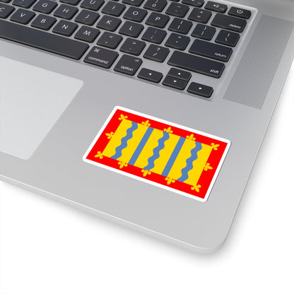Flag of Cambridgeshire (England) STICKER Vinyl Kiss-Cut Decal