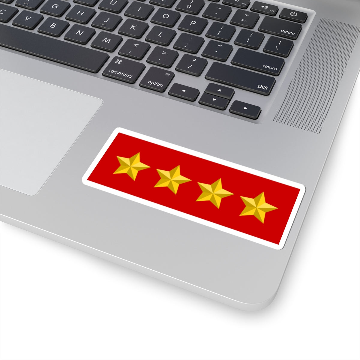 BD Army General Star Plate (Bangladesh) (Coat of Arms) STICKER Vinyl Kiss-Cut Decal