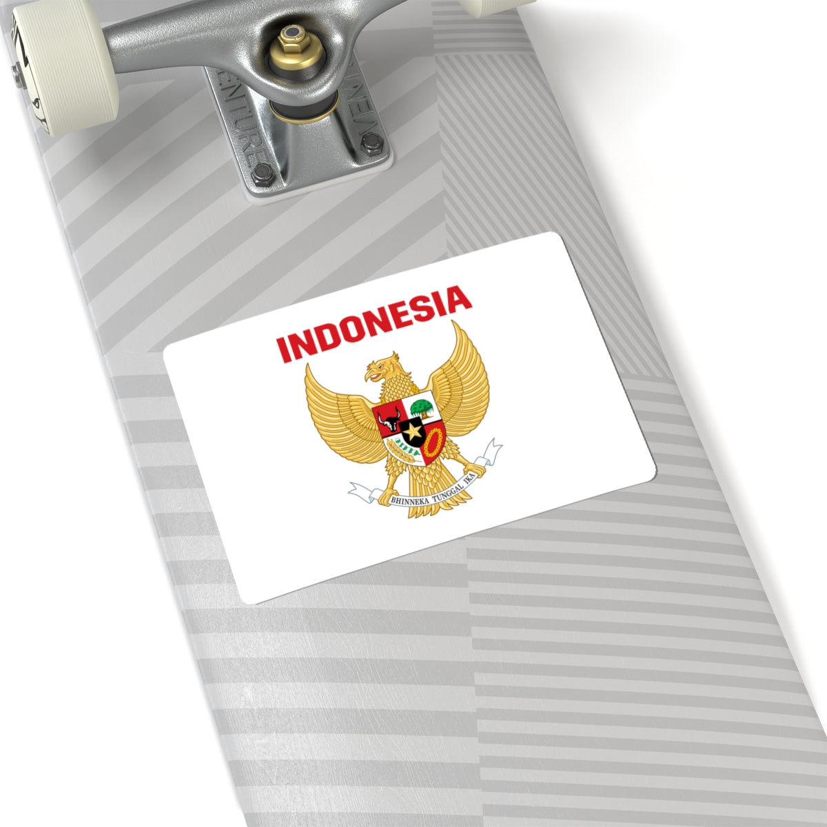 Indonesia coat of arms with name (Indonesia) STICKER Vinyl Kiss-Cut Decal