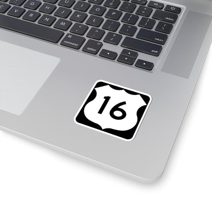 US 16 MN 1961 (Minnesota) (Road Sign) STICKER Vinyl Kiss-Cut Decal