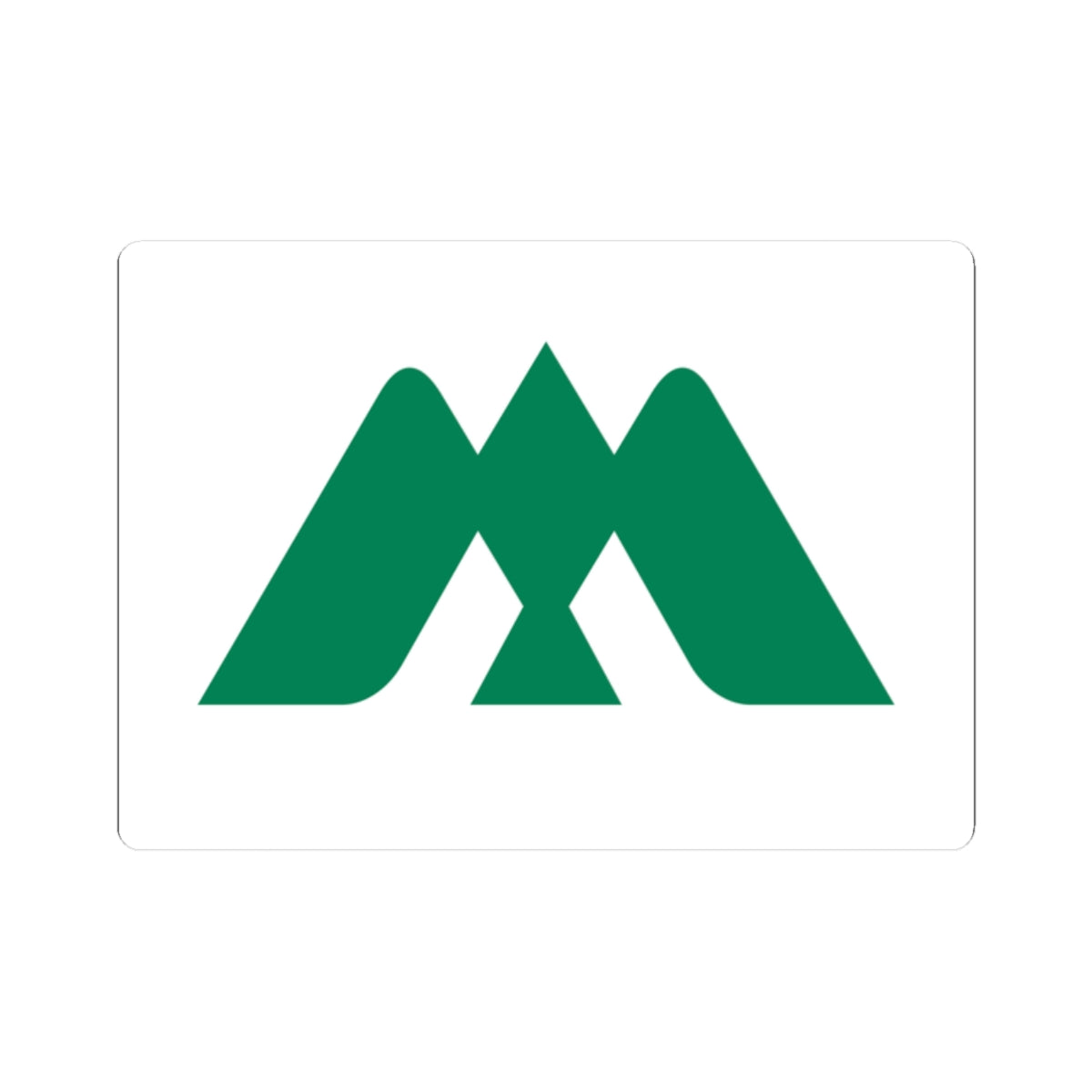 Flag of Myoko Nigata (Japan) STICKER Vinyl Kiss-Cut Decal