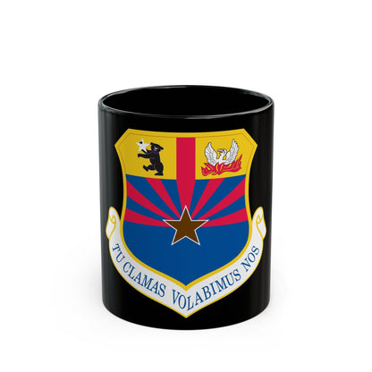 161st Air Refueling Wing (U.S. Air Force) Black Coffee Mug-11oz-The Sticker Space