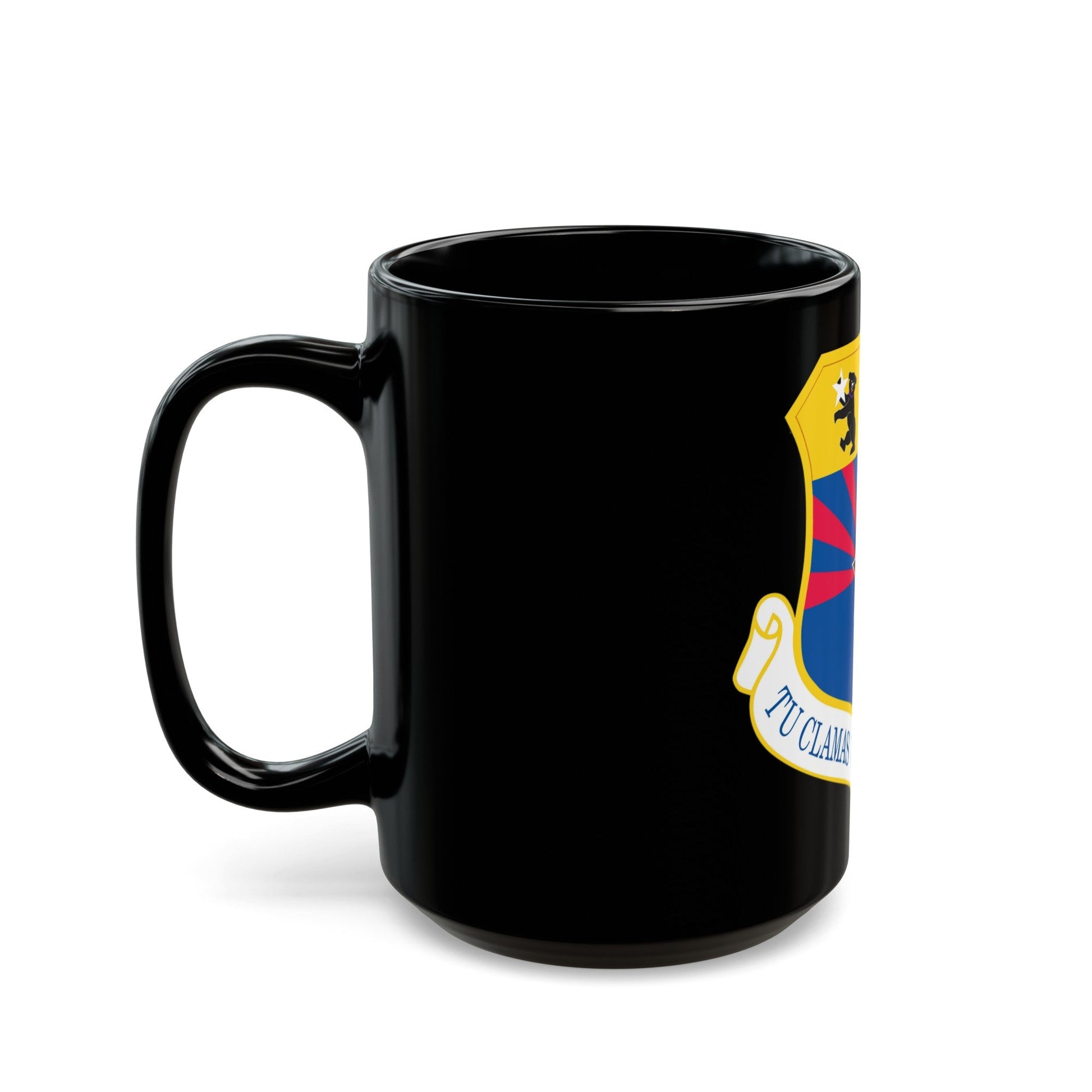 161st Air Refueling Wing (U.S. Air Force) Black Coffee Mug-The Sticker Space