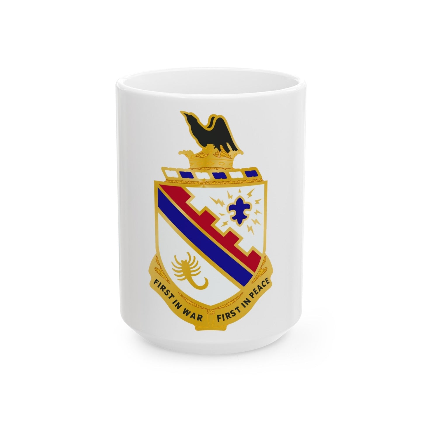 161st Infantry Regiment (U.S. Army) White Coffee Mug-15oz-The Sticker Space