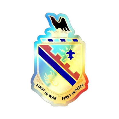 161st Infantry Regiment (U.S. Army) Holographic STICKER Die-Cut Vinyl Decal 2 Inch Holographic - The Sticker Space