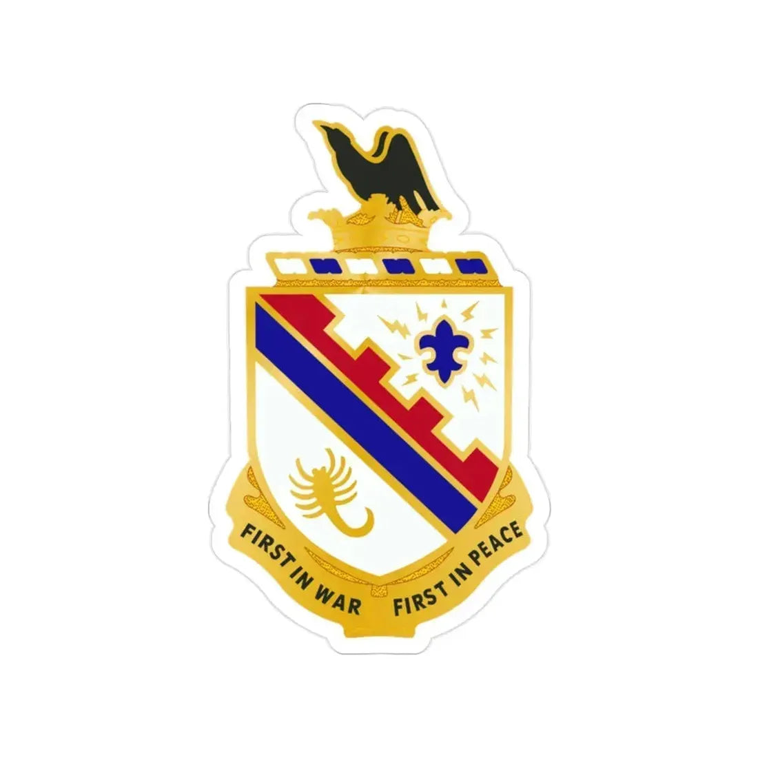 161st Infantry Regiment (U.S. Army) Transparent STICKER Die-Cut Vinyl Decal 2 Inch - The Sticker Space