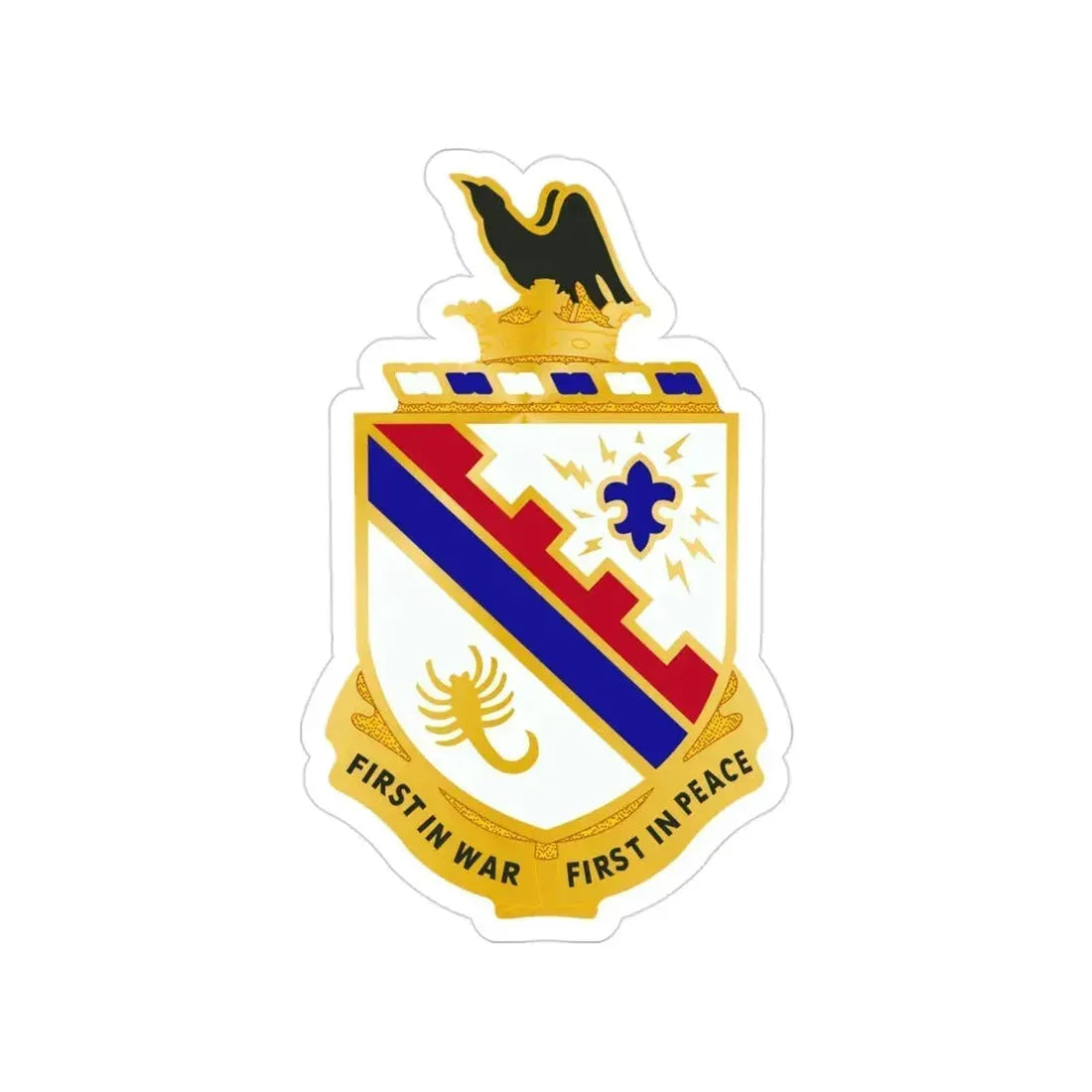 161st Infantry Regiment (U.S. Army) Transparent STICKER Die-Cut Vinyl Decal 3 Inch - The Sticker Space