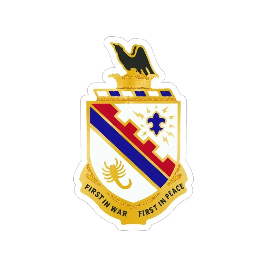 161st Infantry Regiment (U.S. Army) Transparent STICKER Die-Cut Vinyl Decal 4 Inch - The Sticker Space