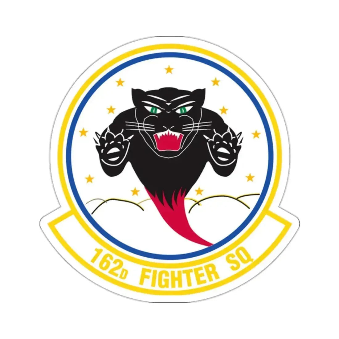 162 Fighter Squadron (U.S. Air Force) STICKER Vinyl Kiss-Cut Decal - The Sticker Space