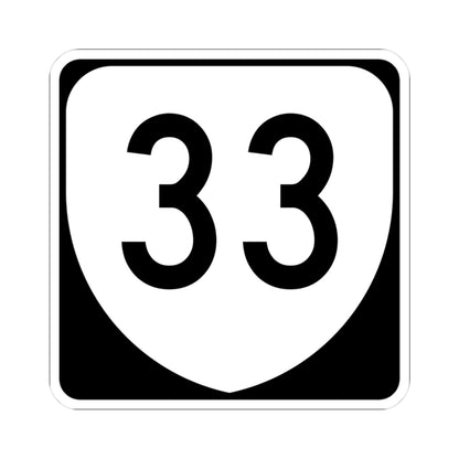 Virginia 33 (Virginia) (Road Sign) STICKER Vinyl Kiss-Cut Decal