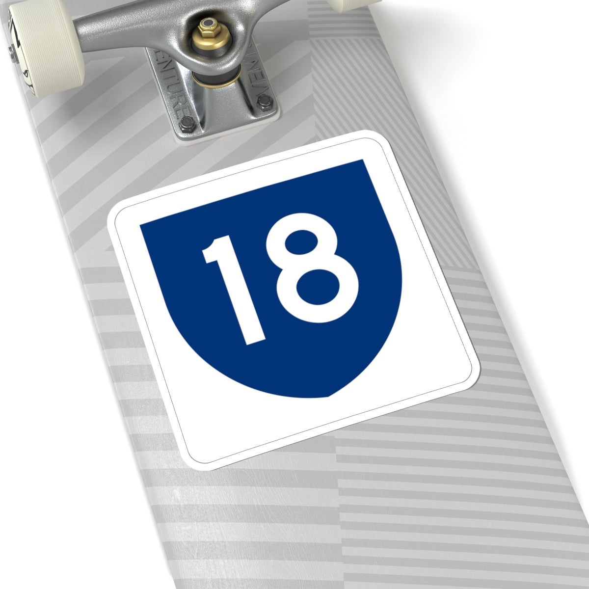 PR primary 18 (Puerto Rico) (Road Sign) STICKER Vinyl Kiss-Cut Decal