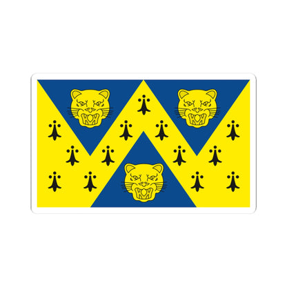 Flag of Shropshire (England) STICKER Vinyl Kiss-Cut Decal