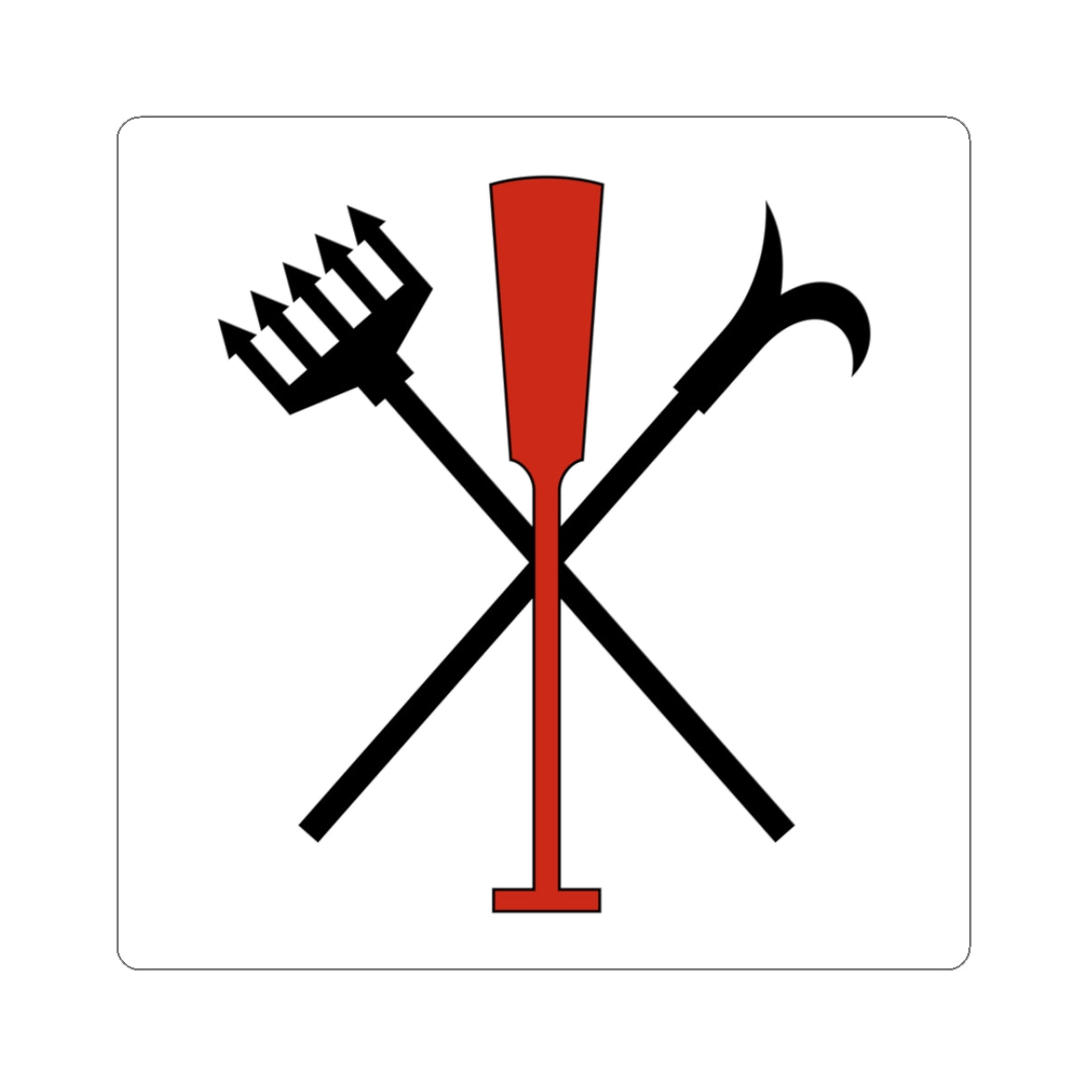 CHE Riedikon Flag (Switzerland) STICKER Vinyl Kiss-Cut Decal