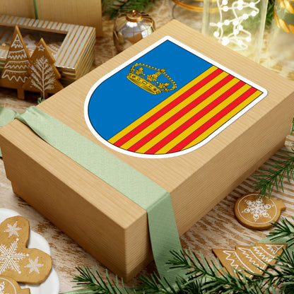 Antic escut municipal de Sant Esteve de la Sarga (Spain) (Coat of Arms) STICKER Vinyl Kiss-Cut Decal